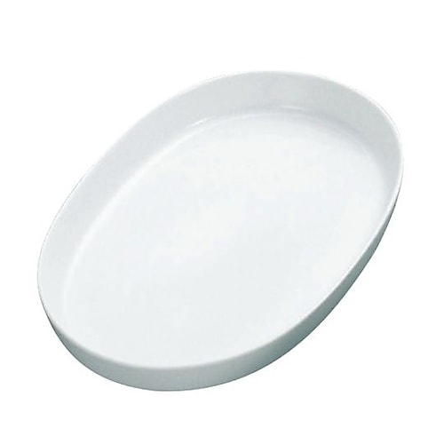 白磁オーブン オーバルベ−キング グラタ