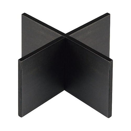 木製 組立十字スタンド 黒 200×20