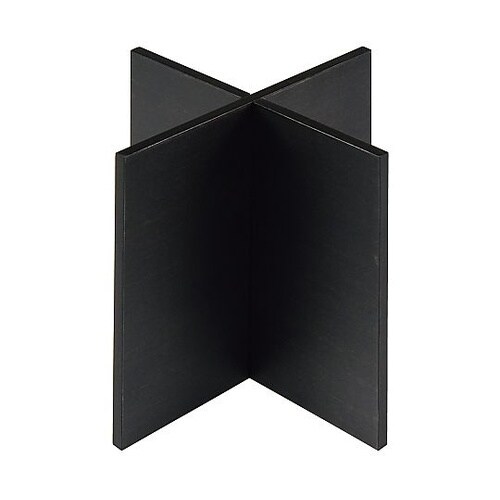 木製 組立十字スタンド 黒 200×20