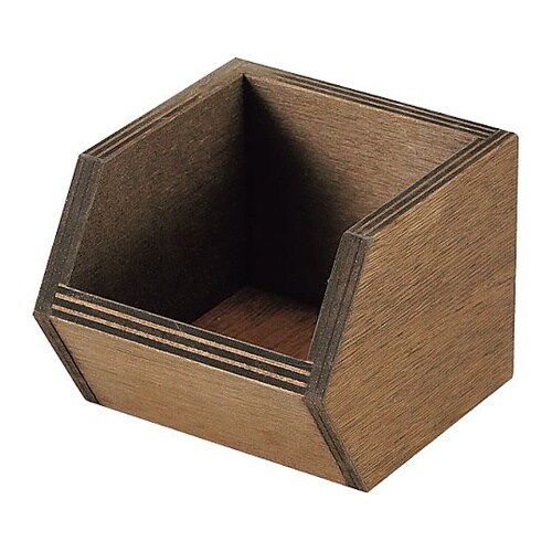 木製オーガナイザーボックスミニ エボニー