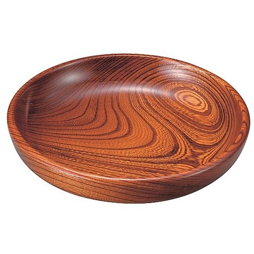 木製サラダボール ハーフ 茶 5吋 HF