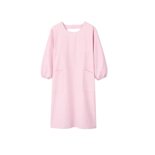 74−403予防衣男女兼用長袖ピンク4L