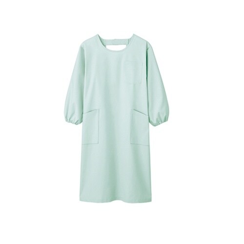 74−407 予防衣男女兼用長袖ミントM