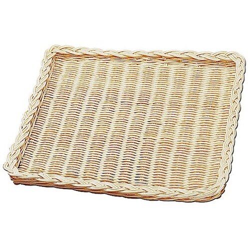 籐 浅型かご Y−12N 310×310