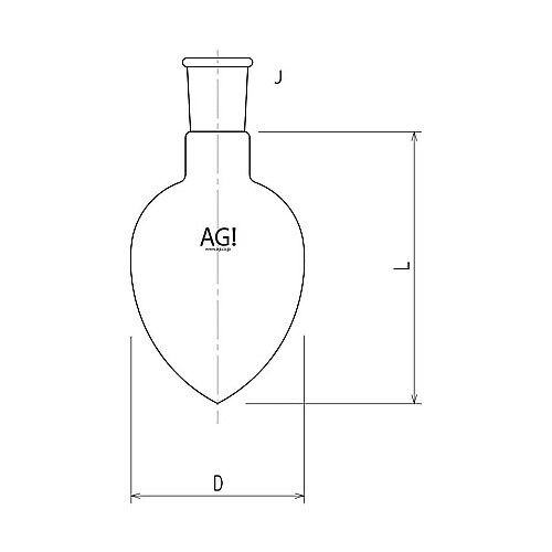 3230−0101Mセミミクロ梨フラスコ