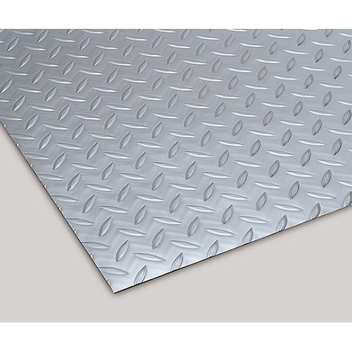 リサイクル長マット縞鋼板銀 915×20