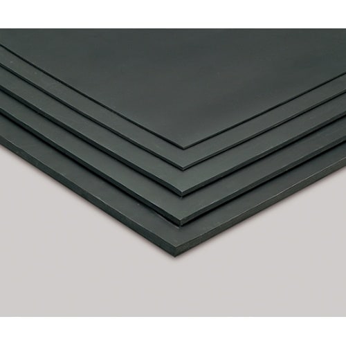 平ゴムマット天然5mm厚 黒 1m×10m