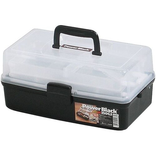 350−G2 シェルフパワー棚二段付 黒