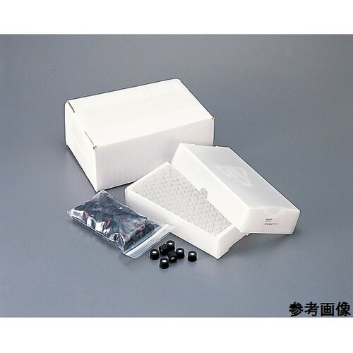 バイアルキット 透明ガラス(黒キャップ)