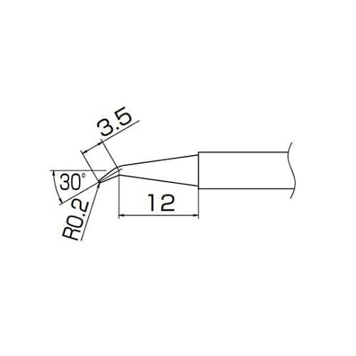 T13−J02 こて先/0.2J型