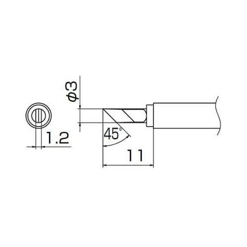 T13−KU こて先/KU型