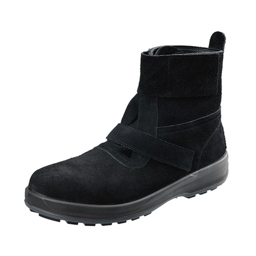 WS28安全靴(中編上靴)黒床 26.5