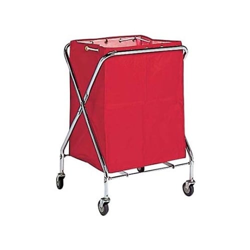 4353110 ダストカー 袋付 小 赤