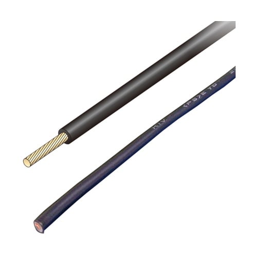 電気機器用ビニル絶縁電線 クロ 1巻(1