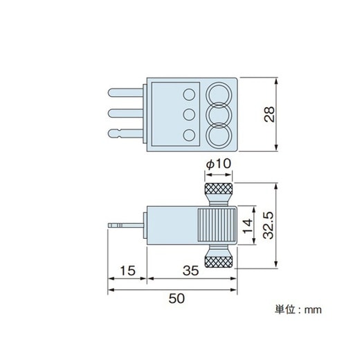 端子アダプタ 測温抵抗体用 YR507