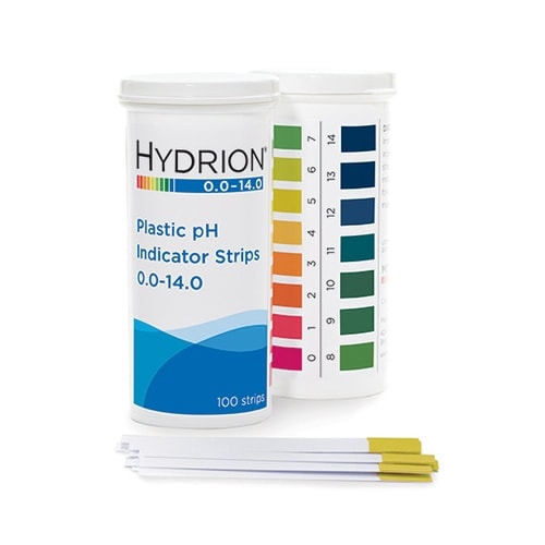 pH試験紙 プラスチックストリップ ボト