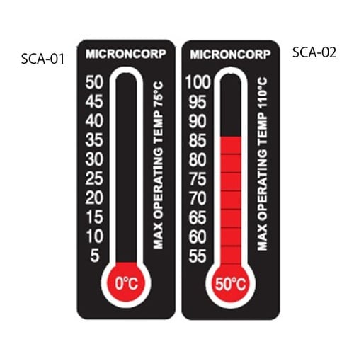 可逆性温度計ラベル 50−100℃ 1ケ