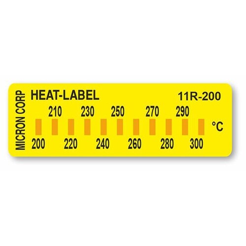 ヒートラベル(不可逆性)11点表示 1ケ