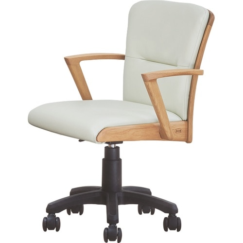 DSA8304(エーデルスムースWH)デスクチェア