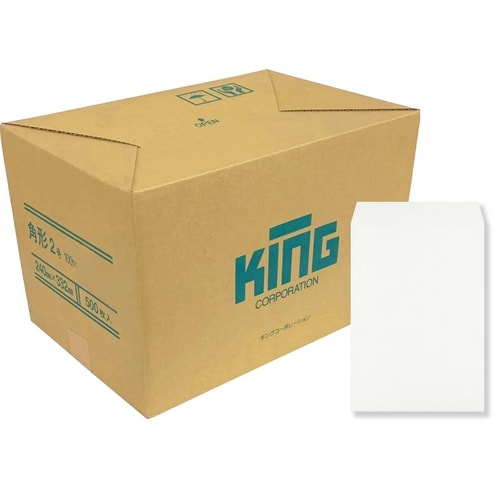 抗菌仕様角2封筒100g ホワイト S貼 500枚