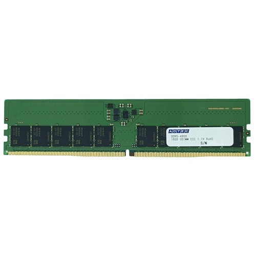 DDR5−4800 UDIMM ECC 2Rx8