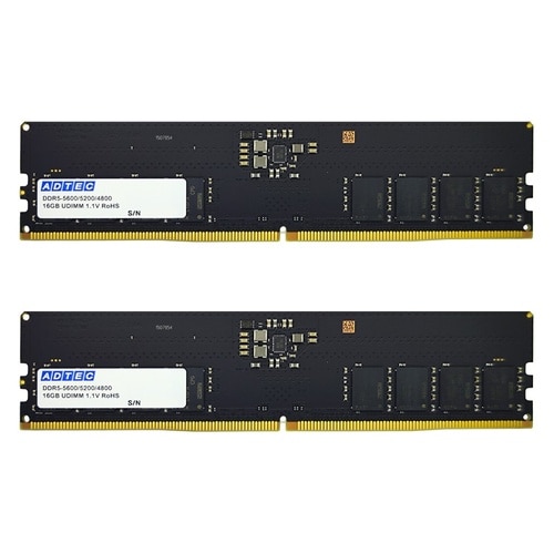 DDR5−5600 UDIMM 16GBx2枚