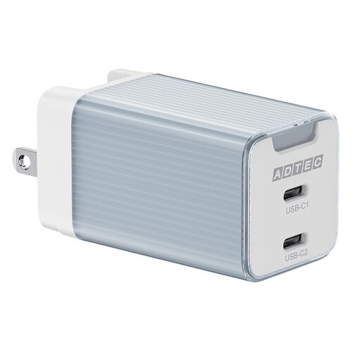 PD対応 AC充電器/GaN/65W/USB