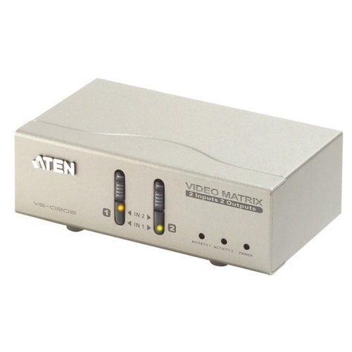 マトリックス ビデオ分配器 / PC 2 対