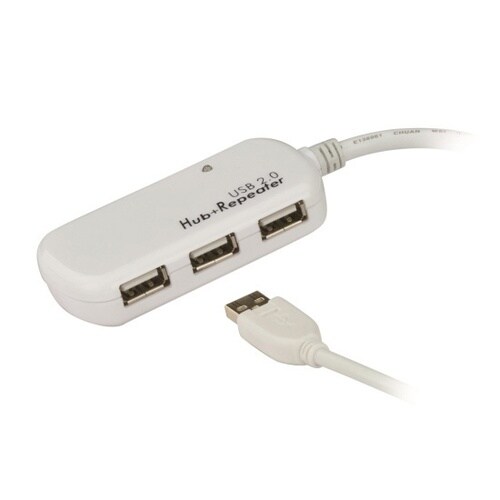 4ポートUSB2.0エクステンダーハブ