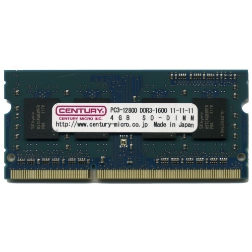 Mac用 PC3−12800/DDR3−1600