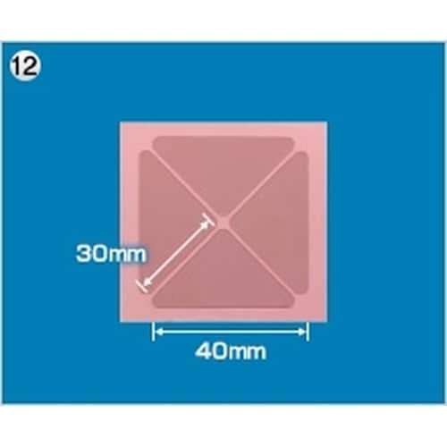 トライアングルテープ(4個付シート)20セット
