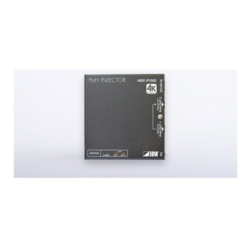 4K@60、HDCP2.2対応 PoHインジェクタ