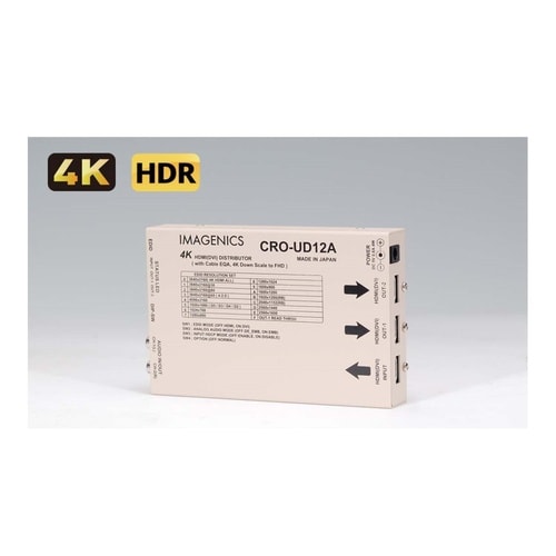 4K HDMI(DVI)1入力2分配器