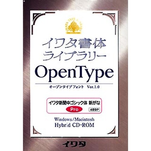 489P イワタ書体ライブラリーOpenType