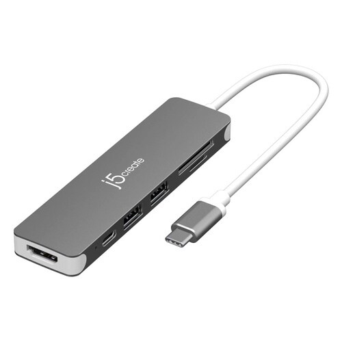 USB−C スリム 6in1 マルチアダプター