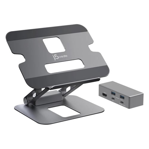 マルチアングル 4K ドック ノートPCスタンド