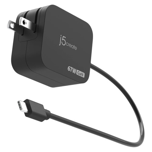 67W GaN USB−Cケーブル一体型