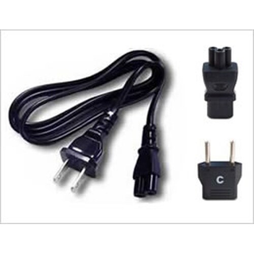 電源ケーブル 3ピン/Cタイプ変換プラグ付