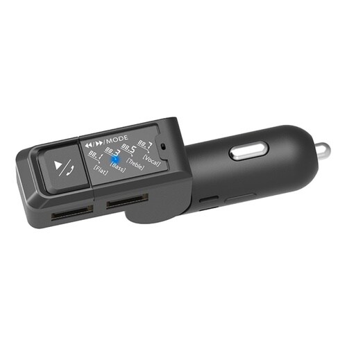 FMトランスミッター 4バンド USB2ポート