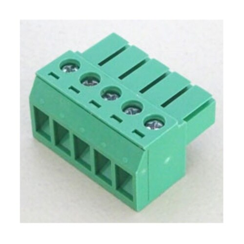 3.81mmピッチ端子台 5極