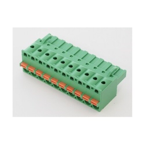 5.08mmピッチ スクリューレス端子台 10極