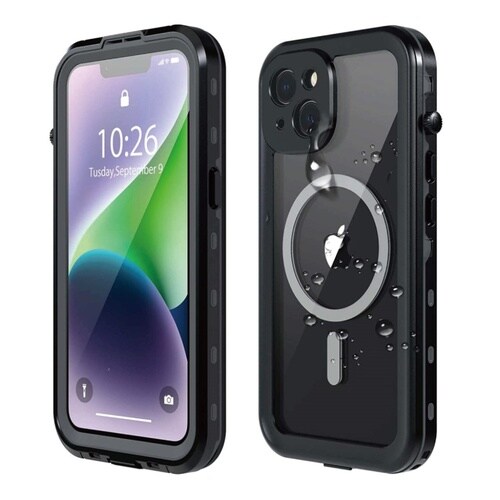 iPhone14対応 防水ケース ブラック