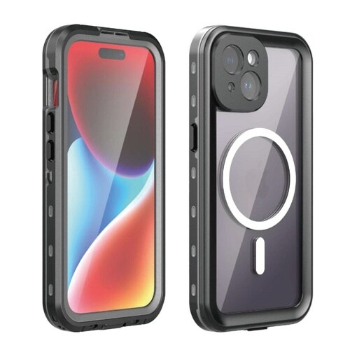 iPhone15対応 防水ケース ブラック