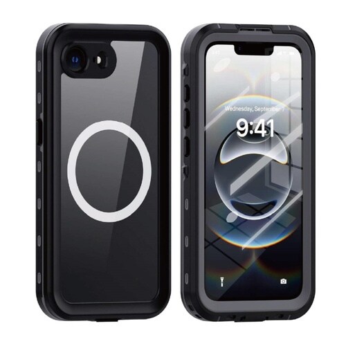 iPhone16e対応 防水ケース ブラック