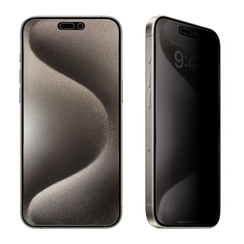 iPhone15対応 覗き見防止ガラスフィルム