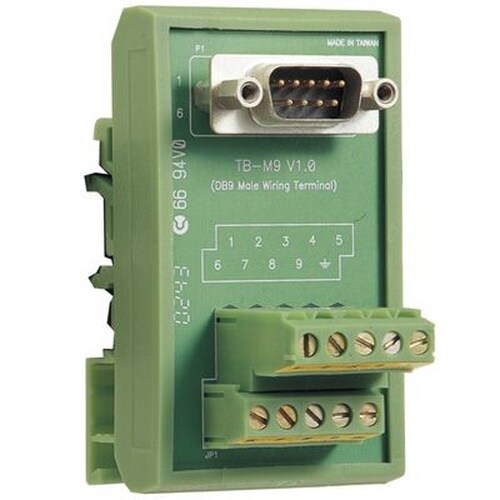DINレールマウント可能端子台 DB9オス