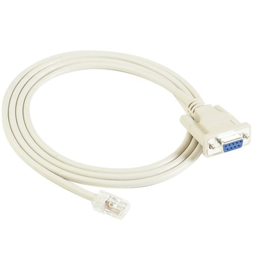 10ピンRJ45/DB9メス変換クロスケーブル