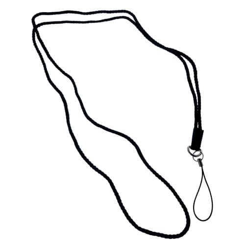 汎用 丸紐ストラップ ブラック