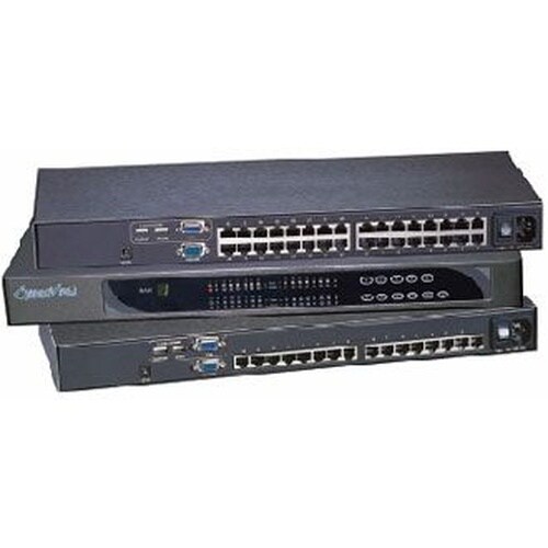 1U CAT5 32 ポート KVMスイッチ