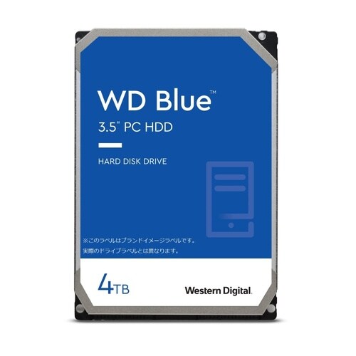 WD Blue 3.5インチ内蔵HDD 4TB